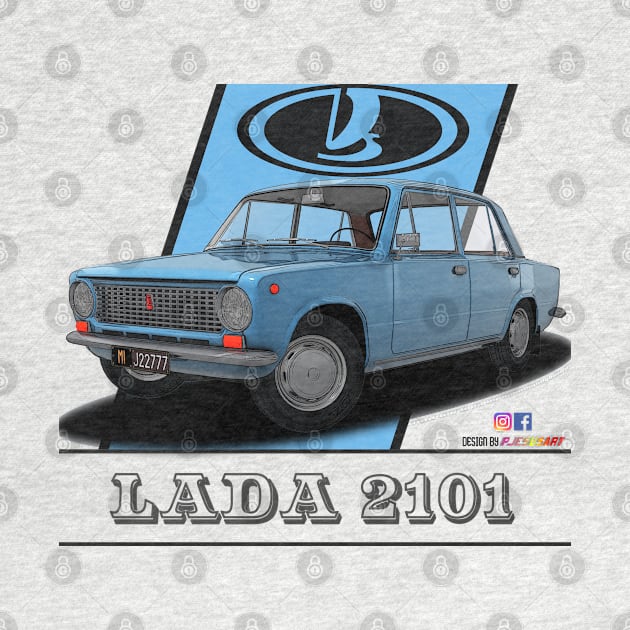 Lada 2101 1970 Blue by PjesusArt